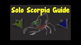 Oldschool Runescape Quick \u0026 Easy 2 Minute Guide - How to Solo Scorpia with Ice Barrage