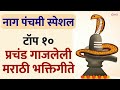 नाग पंचमी स्पेशल टॉप १० प्रचंड गाजलेली मराठी भक्तिगीते _ nag panchami special marathi songs