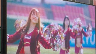 東北ゴールデンエンジェルス　試合開始前グラウンドパフォーマンス（ビジョン撮影）　20230623