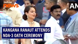 BJP MP-elect Kangana Ranaut attends Modi oath ceremony at Rashtrapati Bhavan