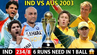 UNBELIEVABLE INDIA VS AUSTRALIA TVS CUP 2003 | FULL MATCH HIGHLIGHTS | MOST SHOCKING MATCH EVER 🔥😱