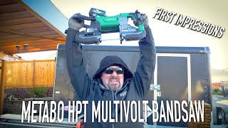 First Impression: The Metabo HPT Multivolt Bandsaw || Dr Decks