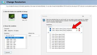 How To Create A Custom Resolution NVIDIA Control Panel