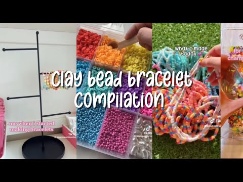 Clay Bead Bracelet Compilationрџ Youtube