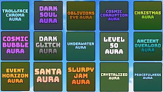 FIND the AURAS *How to get ALL 20 NEW Auras* Roblox