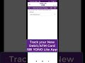 Track online new SBI Debit ATM Card by YONO Lite App with live Demo