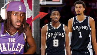 DE'AARON FOX TRADED TO THE SPURS REACTION