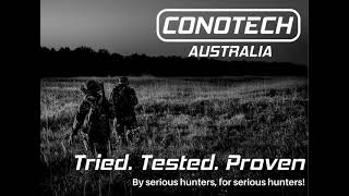 CONOTECH Polaris 335RL - Thermal Imaging Footage - Deer takedown, Close range head shot!