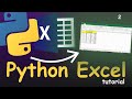 PYTHON EXCEL TUTORIAL  | PYTHON EXCEL | PYTHON PANDAS | PYTHON IN EXCEL