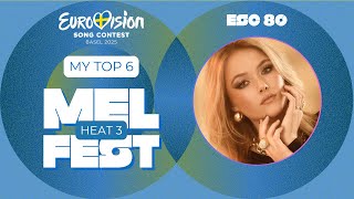 🇸🇪 Melodifestivalen 2025 - Heat 3 | My Top 6