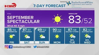 Wednesday September 22nd 2021 Evening Weather