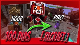 He Pasado 100 DIAS En El Modpack Mas Dificil😈 De Todo Minecraft RLCRAFT HARDCORE☠