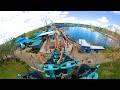 vr 360 5k ice breaker roller coaster on ride pov seaworld orlando 2023 01 30