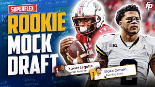 Dynasty Rookie Superflex Mock Draft | MUST Have Players for 2024 (Fantasy Footba