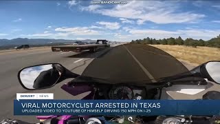 Motorcyclist who rode from Colorado Springs to Denver in 20 minutes arrested in Texas