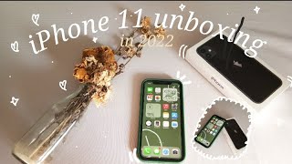 unboxing iPhone 11 (in 2022) aesthetic (｡•̀ᴗ-)✧ Philippines