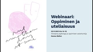 Workday Designersin webinaari: Oppiminen ja uteliaisuus