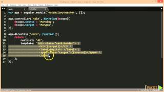Building an Application with AngularJS Tutorial: Creating a Simple Directive | packtpub.com