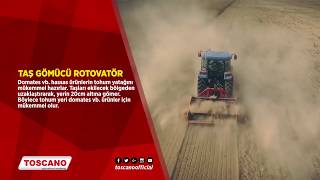 Tarlayı Taştan Kurtaran Taş Gömücü Rotovatör / TOSCANO