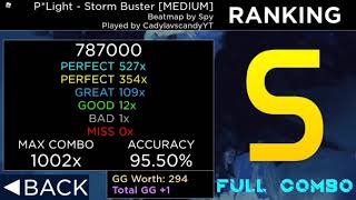 rosu!mania | P*Light - Storm Buster [MEDIUM] (95.50%)