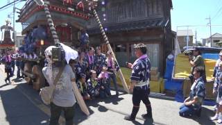 下仲町の山車　記念撮影　年番引継行事　佐原の大祭 夏祭り2017　中日　00002