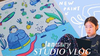 ❄️ STUDIO VLOG: shop update prep, boostin, tofu soup, adulting 📸🍲💫