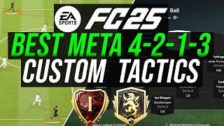 BEST META 4213 Custom Tactics \u0026 Roles (With Gameplay) - EA FC 25