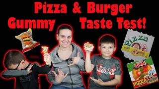 Pizza & Burger Gummy Taste Test!