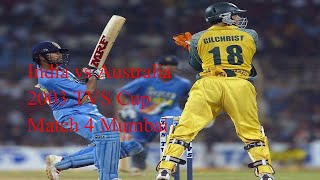 India vs Australia 2003 TVS Cup Match 4 Mumbai