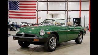 1977 MG B Green