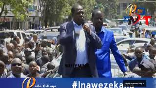 WETANGULA WEWE NI SIDE CHIK YA RUTO WACHANA NA RAILA KABISA!!OPARANYA SHUTS WETANGULA ON MAANDAMANO