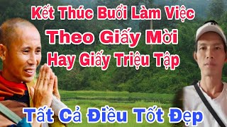 Tin Mới Kết Thúc Buổi Làm Việc Theo Giấy Mời Hay Giấy Triệu Tập Tất Cả Điều Tốt Đẹp