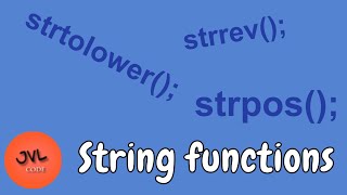 PHP Basic for beginners in Tamil - String functions | Lesson 11