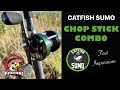 First Impressions of the CATFISH SUMO CHOP STICK Combo! #carpfishing #catfish #fishing #tackle