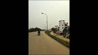 Đường đi từ đô nghĩa qua đông la, tránh hồ điều hòa đang thi công