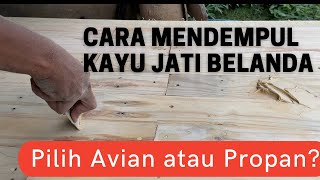 Dempul Kayu Terbaik Dan Cepat Kering - Ayo Buat Sendiri