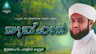 സുബ്ഹാൻ | ഹൃദയ സ്പർശിയായ ഭക്തി ഗാനം | ഇബ്രാഹിം ഫാളിലി കല്ലൂർ | Ibrahim Falili Kallur