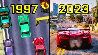 Evolution of Grand Theft Auto 1997-2023