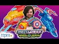 NERF Marvel Mech Strike Monster Hunters Iron Man Blast Blade & Captain America Blast Shield Review!