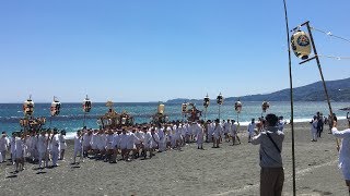 2018年 松原神社例大祭 幸睦連合(千度小路)お浜降り