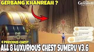 Gerbang Khanreah? Guide ALL 8 Luxurious Desert Chest Sumeru v3.6