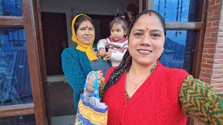 These are the benefits of having relatives in the village 🤗 || Pahadi Lifestyle Vlog || Priyanka ...