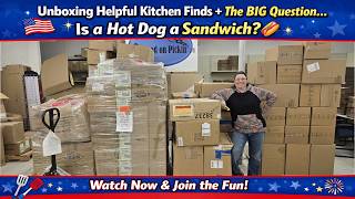 Unboxing Helpful Kitchen Finds + The BIG Question… Is a Hot Dog a Sandwich?
