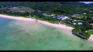 [4Ｋ]　具志堅ビーチ　  Drone Footage   okinawa islands Japan　 動画　素材　観光