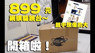 史奈歐的開箱｜899元貓跳台有多大？