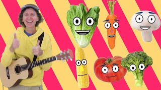 Salad Song with Matt | Learn Vegetables | Dream English Kids