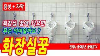 화장실 꿈해몽, 욕실청소, 화장실 청소 수리 하는꿈,큰 재물운 암시하는 화장실꿈, 푸세식 화장실꿈, 더러운 화장실 꿈, 화장실 청소 꿈, 화장실에 빠지는 꿈, 예언, 예지몽