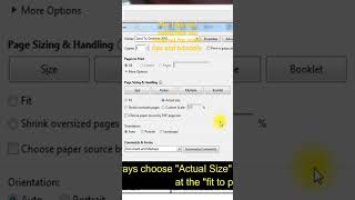 Setting-up "PDF" file before printing for accuracy.