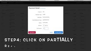 THE VOX KITCHEN-HOW TO REFUND FOR A CREDIT CARD PAYMENT