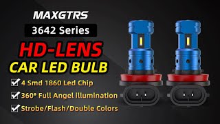 3642 Series H11 LED Fog Light Bulbs H8 H9 9005 9006 LED CSP 12V DRL Car Daytime Running Auto Lamp